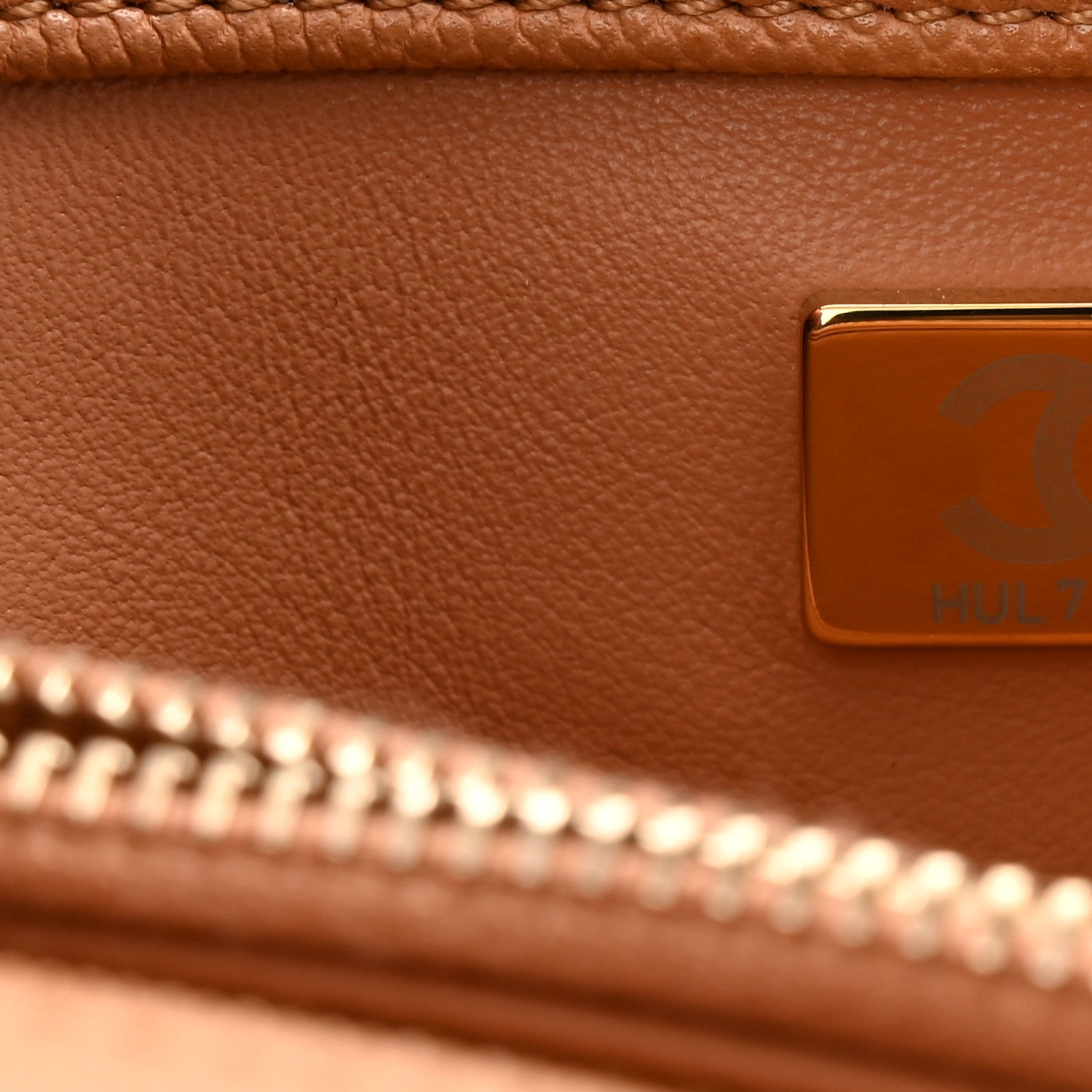 Chanel Caviar Quilted Small Coco Chain Handle Flap Brown 7 of 10