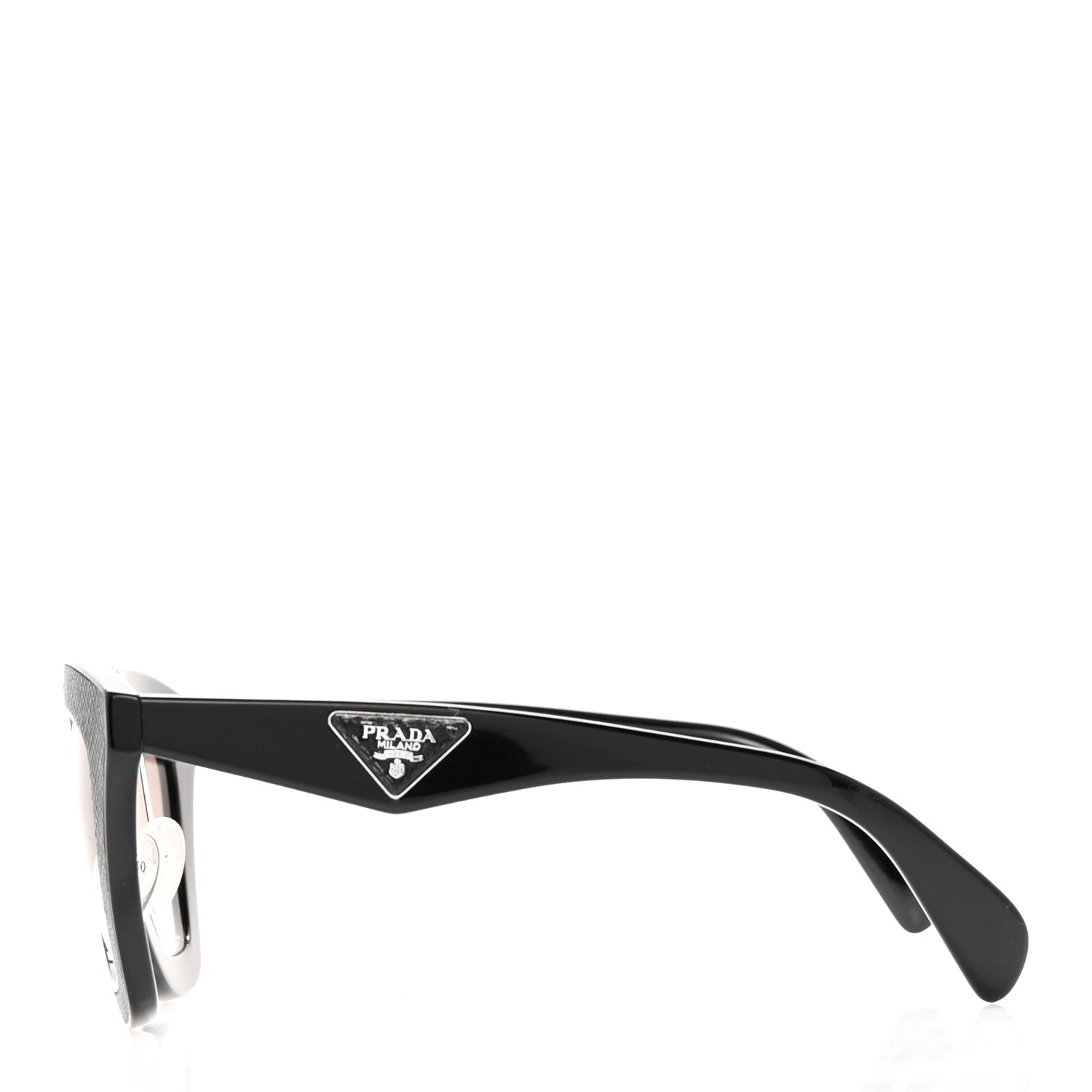 Prada Saffiano Cinema Sunglasses SPR 14S Black 3 of 10
