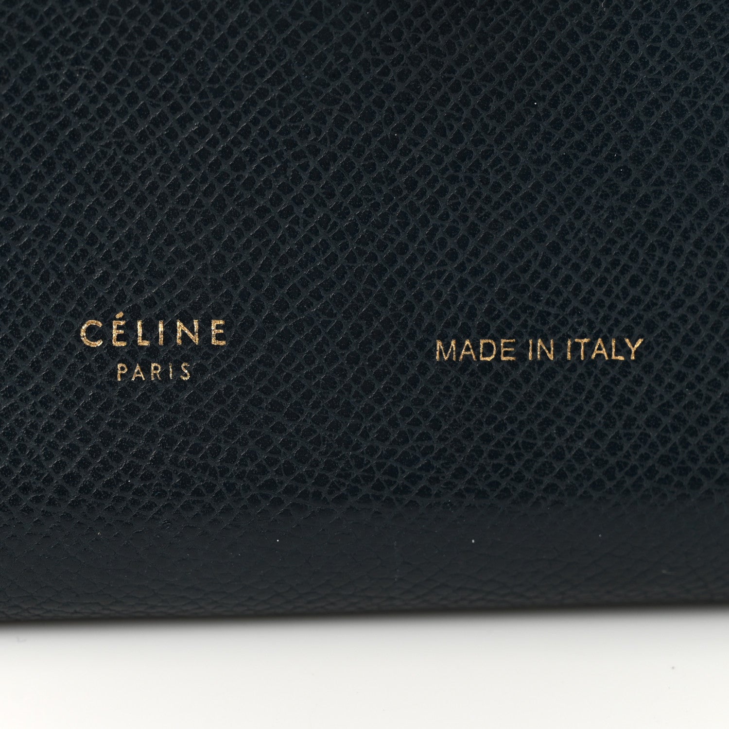 Celine Grained Shiny Calfskin Large Multifunction Strap Wallet Steel Blue 8 of 14
