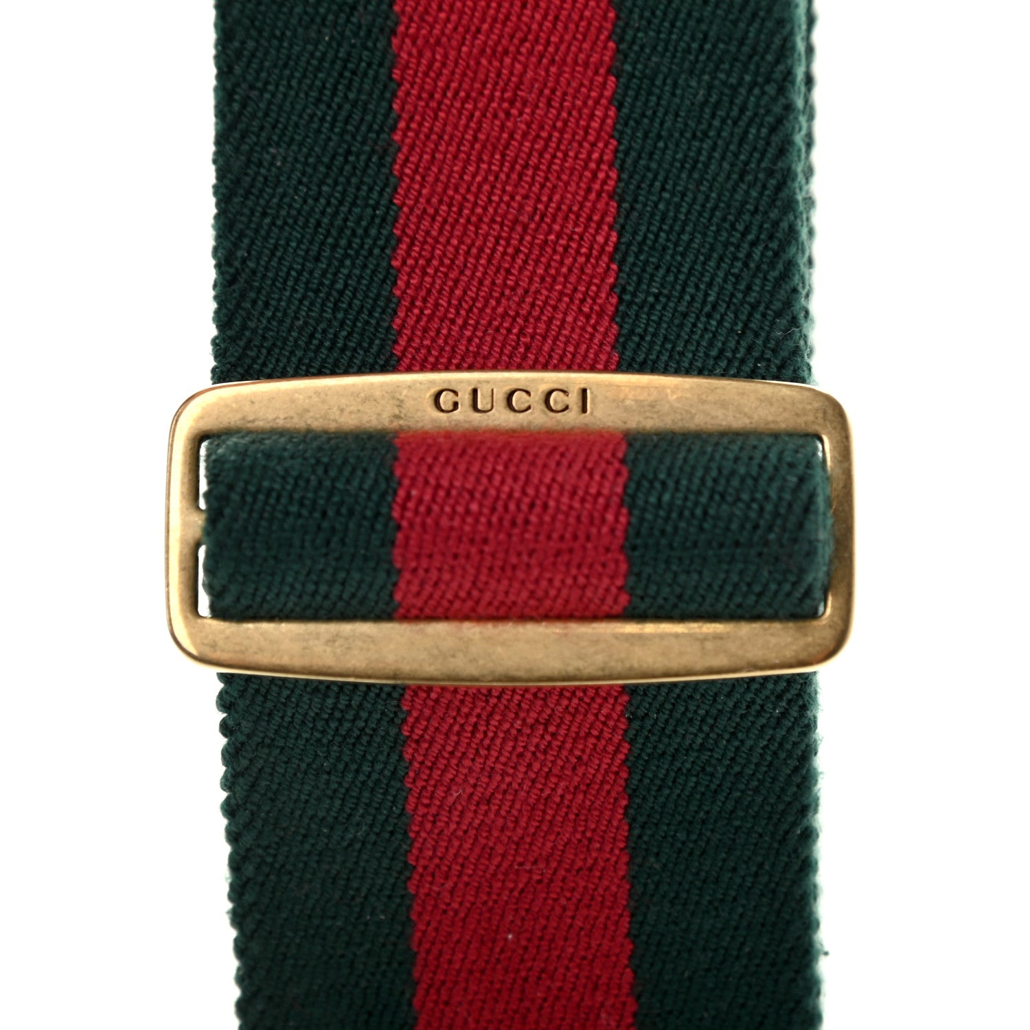 Gucci Web Queen Margaret Bee Belt 75 30 Red Green 3 of 4