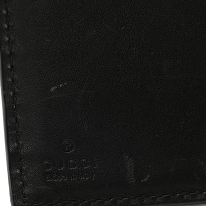 Gucci Calfskin GucciGhost Bi-Fold Long Wallet Black New Acquamarine 6 of 8