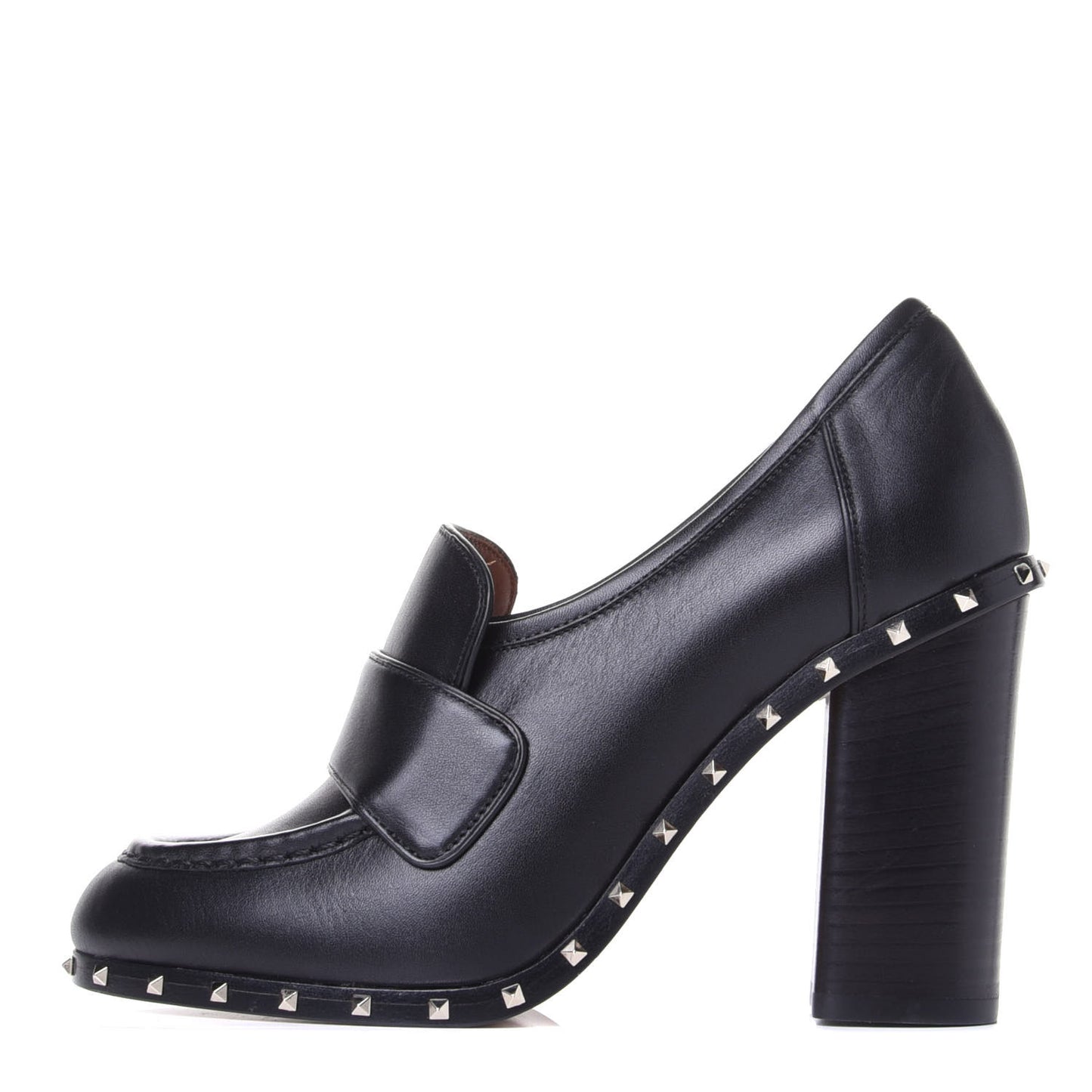 Nappa Soul Rockstud Loafer 100mm Pumps 35.5 Black