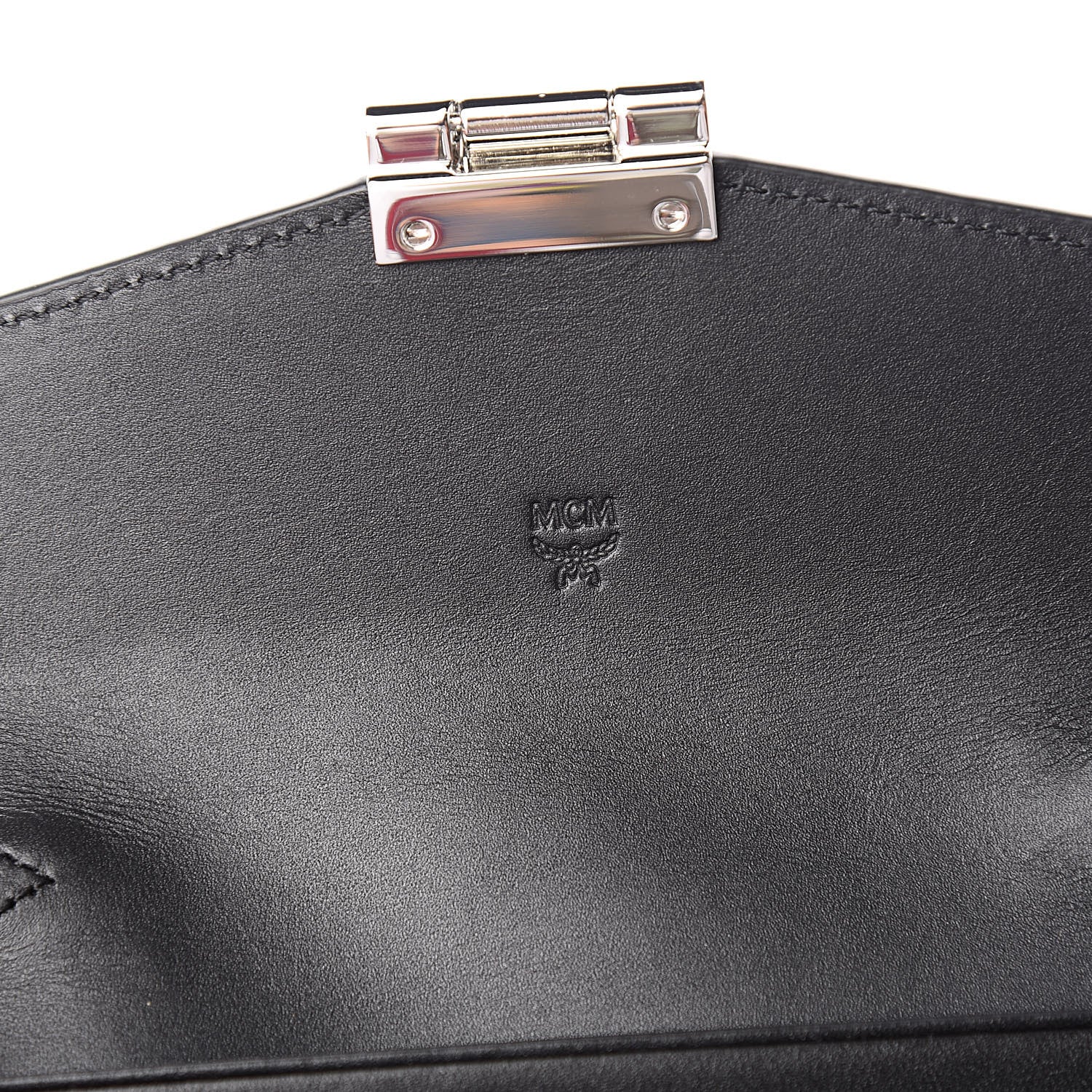 MCM Visetos Large Patricia Wallet On Chain Black 6 of 11
