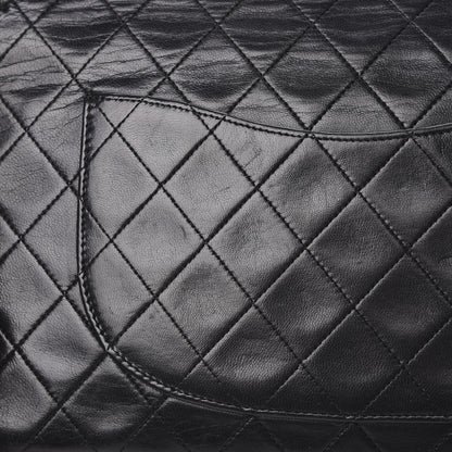 Chanel Lambskin Quilted Medium Double Flap Black 20 of 22