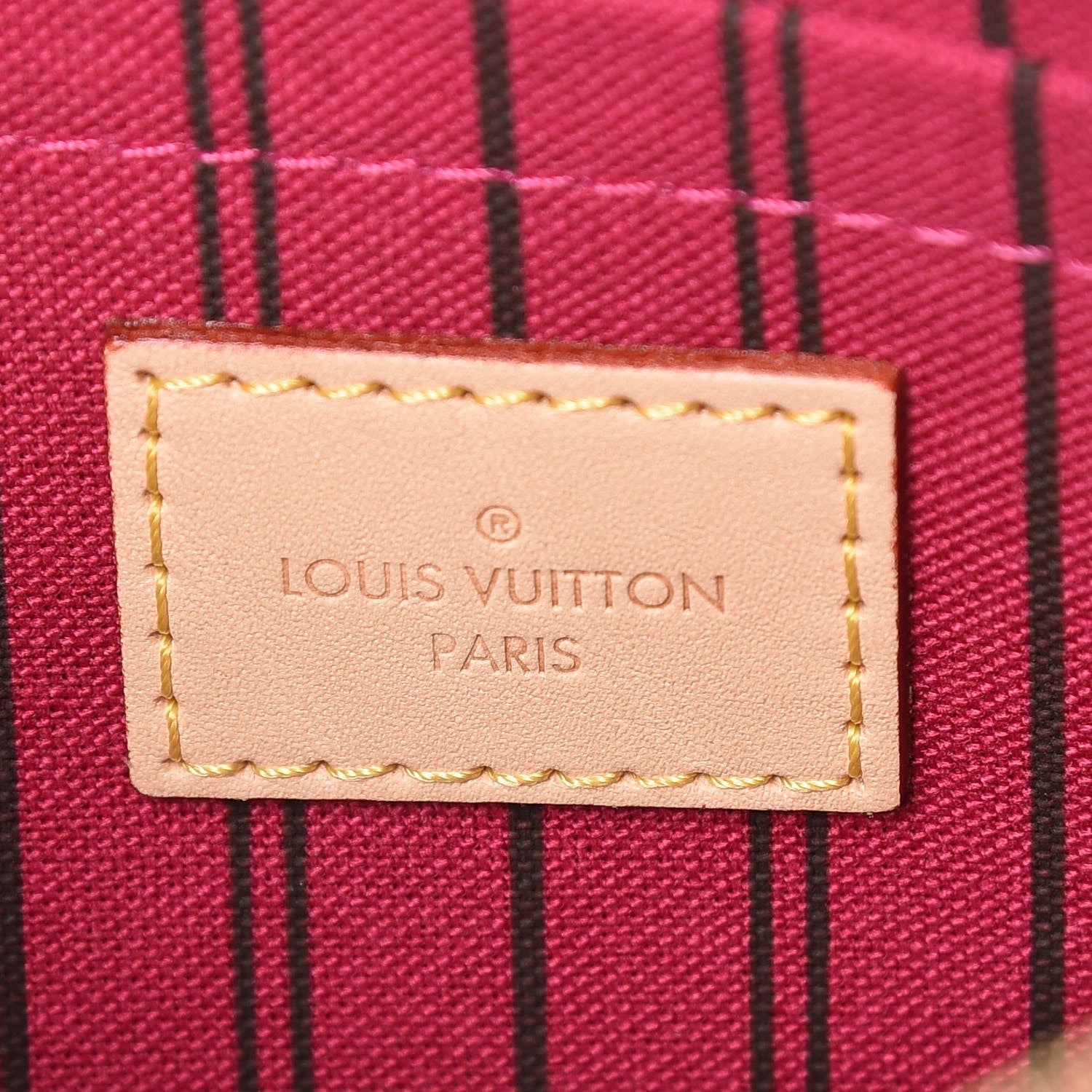 Louis Vuitton Monogram Neverfull MM GM Pochette Pivoine 6 of 9