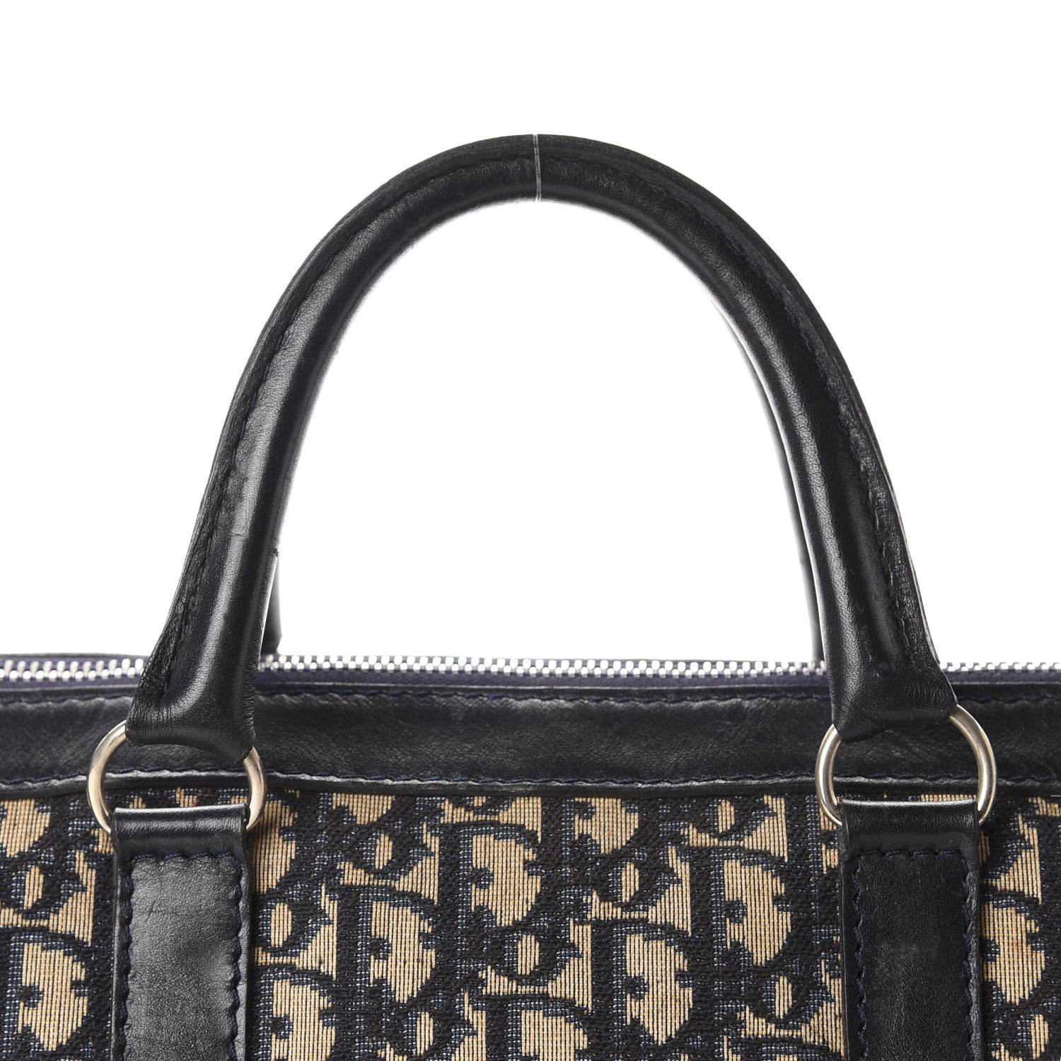 Christian Dior Monogram Boston Navy Blue 13 of 19