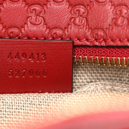 Gucci Microguccissima Mini Bree Messenger Bag Red 7 of 10