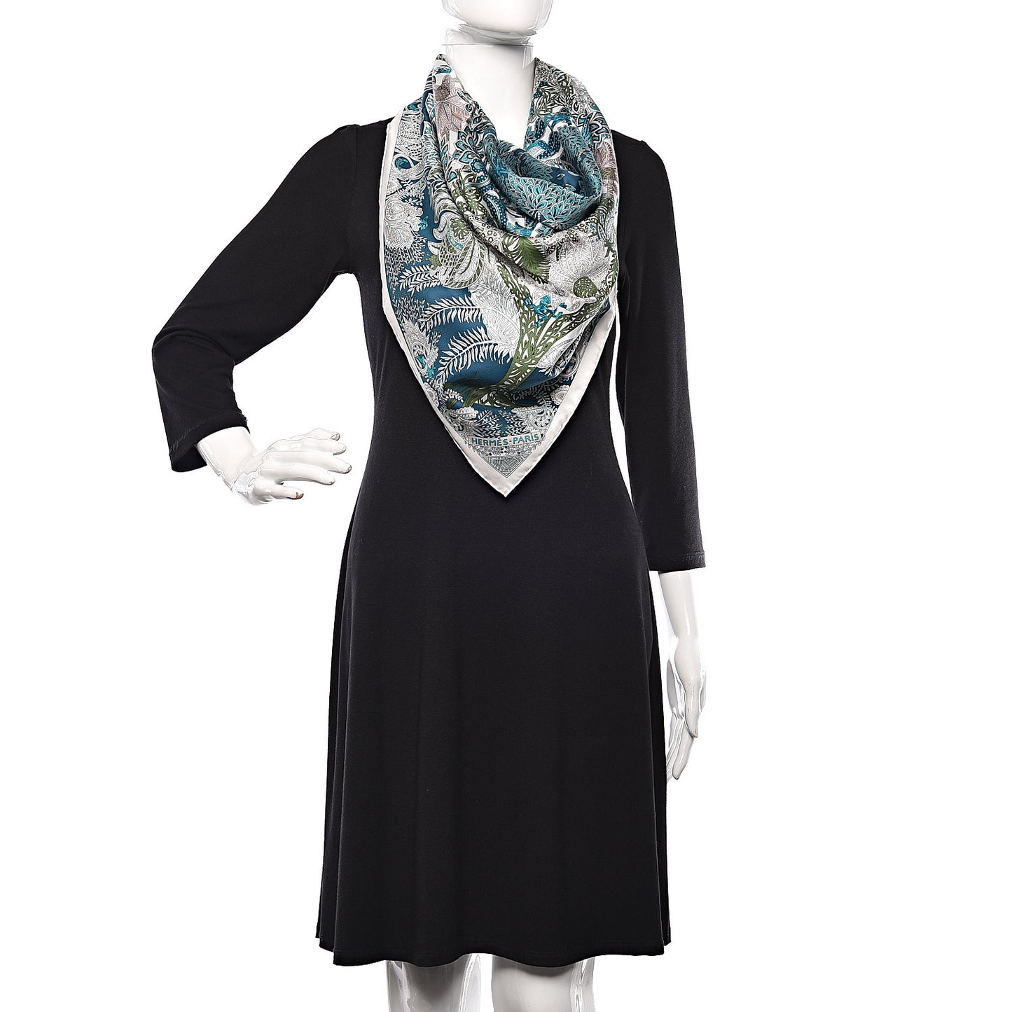 Silk Maitres de la Foret Scarf 90