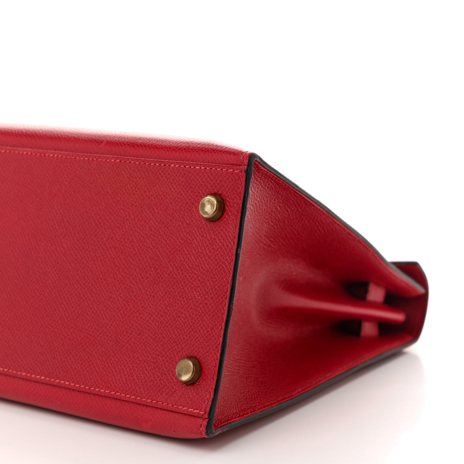 Hermes Courchevel Kelly Sellier 28 Rouge Vif 10 of 12