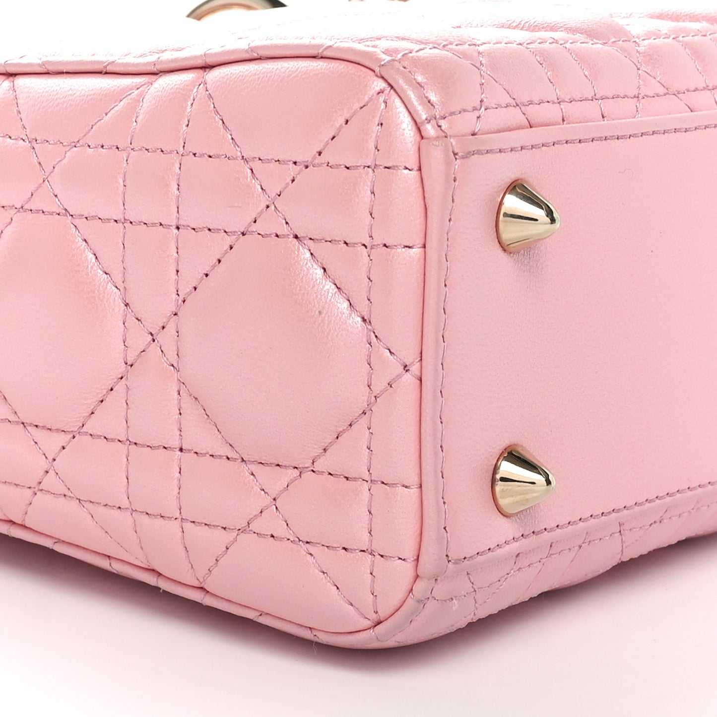 Lambskin Cannage Small My Lady Dior Pink
