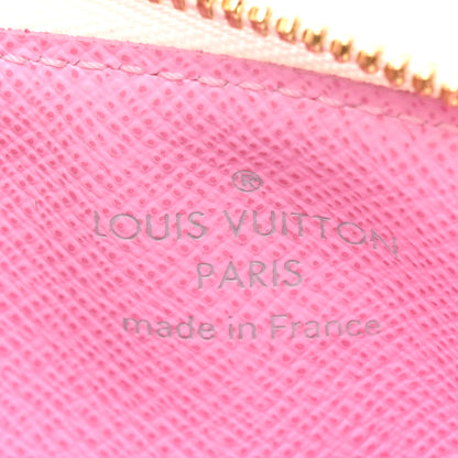 Louis Vuitton Monogram Multicolor Key Pouch White Litchi 6 of 7