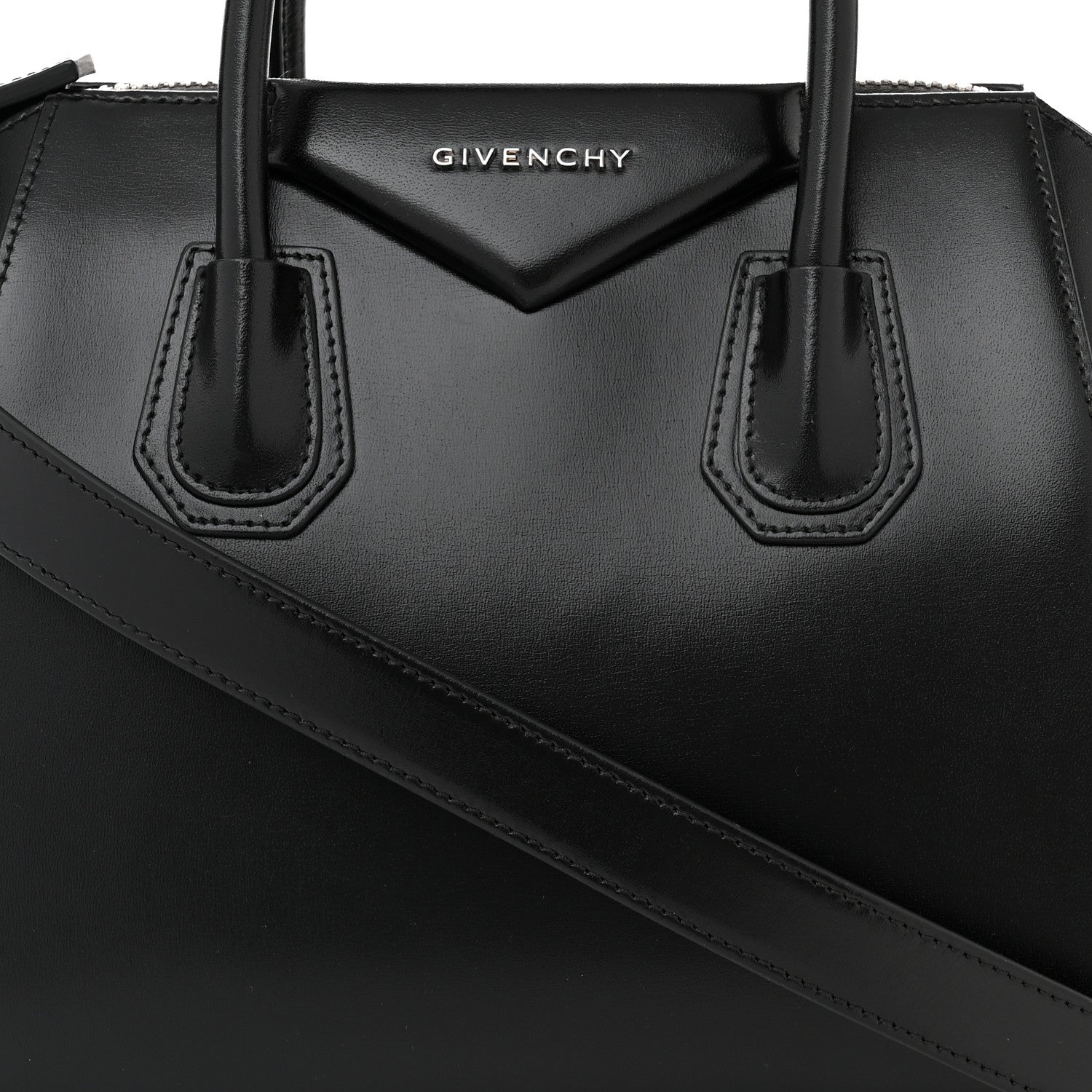 Givenchy Shiny Lord Calfskin Small Antigona Black 8 of 12