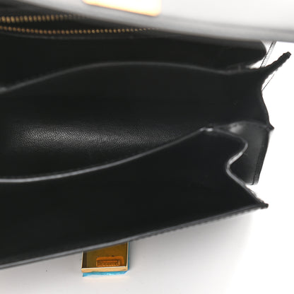 Celine Box Calfskin Small Classic Box Flap Bag Black 7 of 9