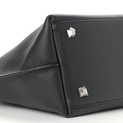 MCM Grained Calfskin Medium Yris Shopper Tote Black 6 of 11