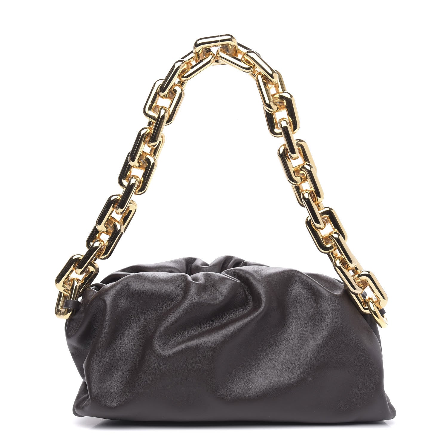 Bottega Veneta Calfskin The Pouch Chain Ebano 1 of 9