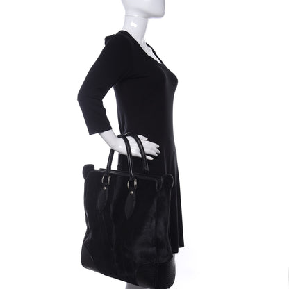 Louis Vuitton Pony Hair Mens Cabas Whistler Black 2 of 13