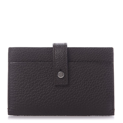 Saint Laurent Grained Calfskin Sac De Jour Souple Card Case Black Tulipe 1 of 7