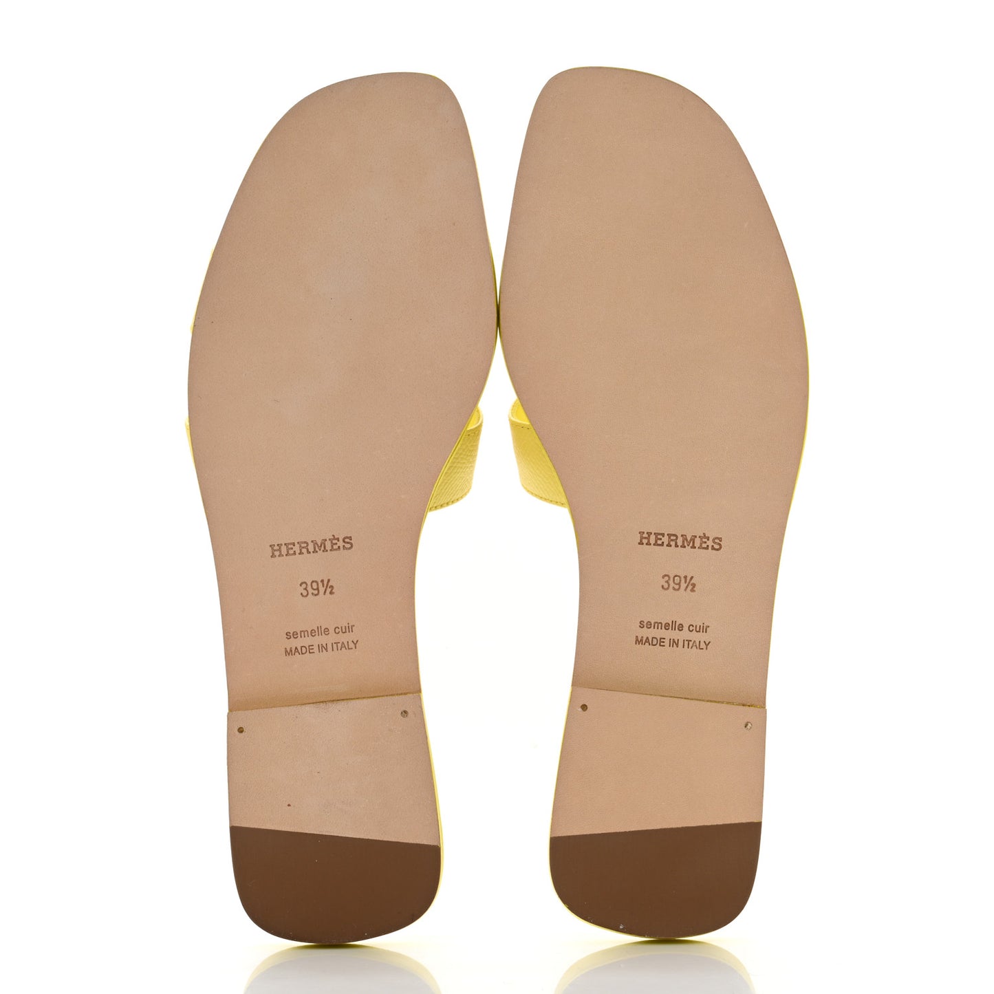 Epsom Oran Sandals 39.5 Jaune Curcuma