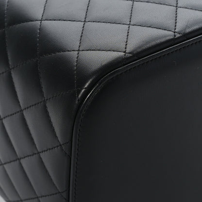 Chanel Lambskin Quilted Vanity Pouch Black 9 of 12