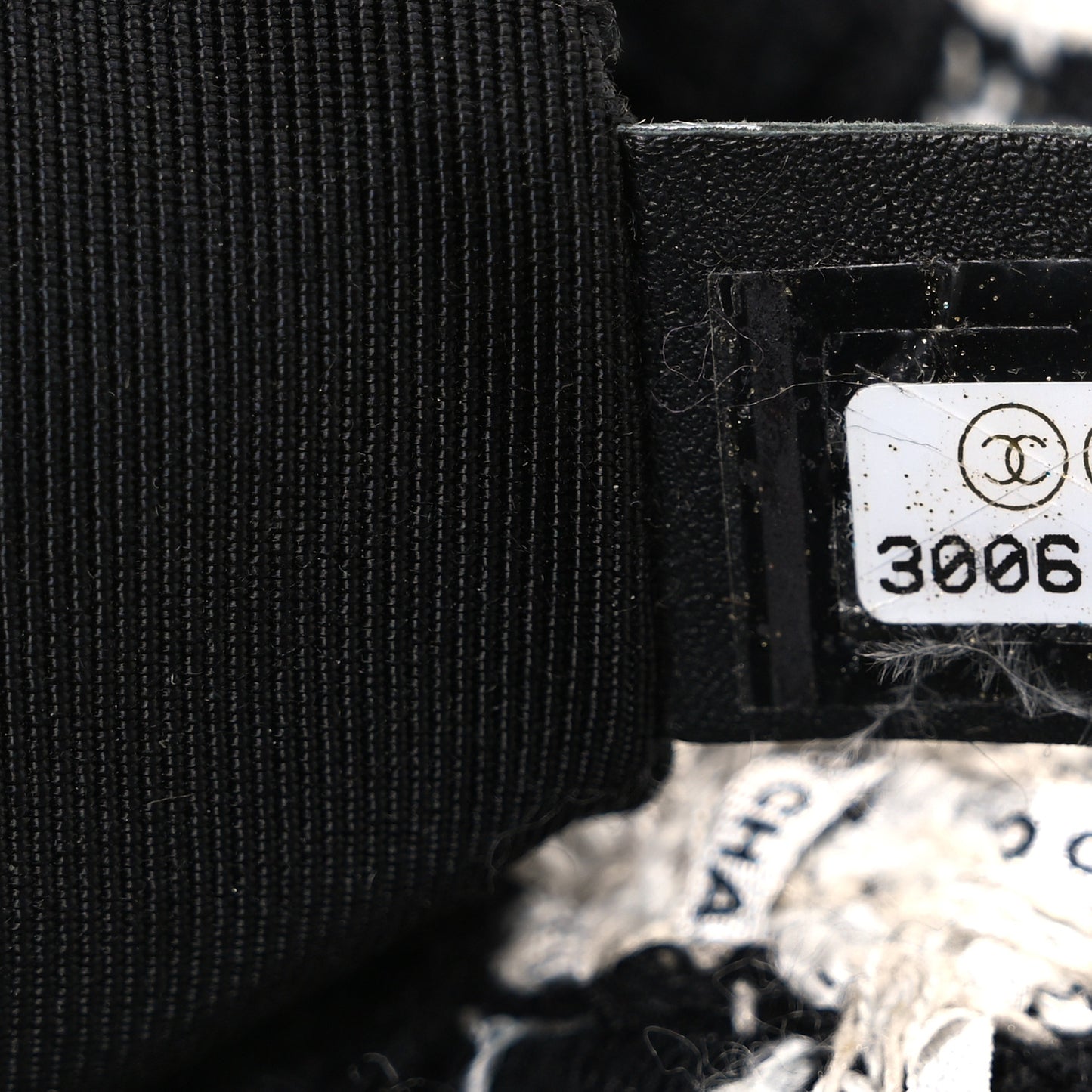 Tweed Quilted Large Chanel 19 Flap Black Ecru White