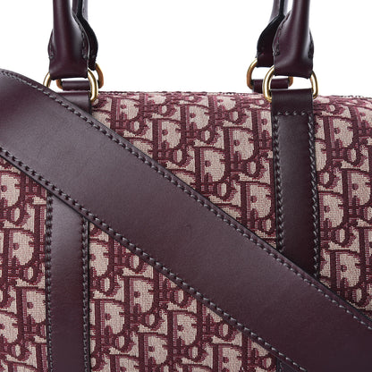 Christian Dior Oblique Boston Bag Bordeaux 11 of 12