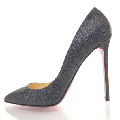 Christian Louboutin Pigalle 120 Glitter Mini Pumps 40 Black 1 of 6