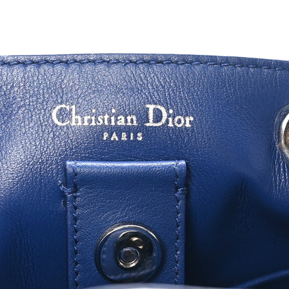 Christian Dior Bullcalf Microcannage Sequin Small Diorissimo Tote White 6 of 9