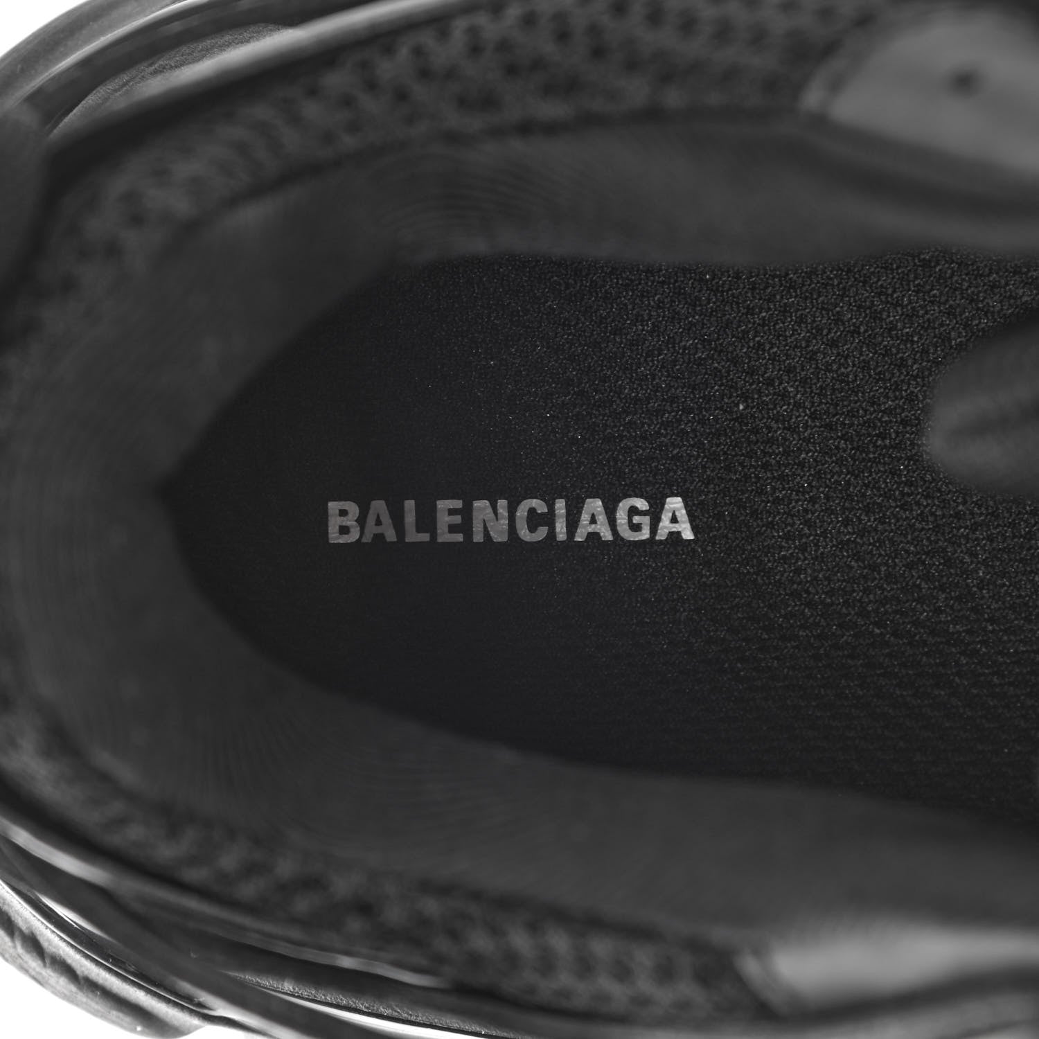 Balenciaga Mesh Nylon Mens Track Sneakers 40 Black 7 of 8