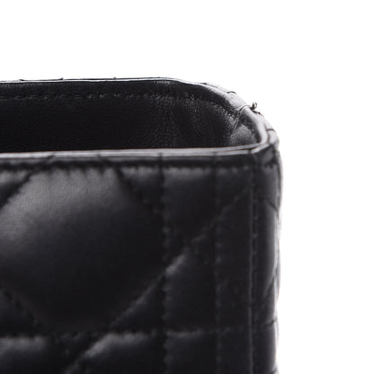 Christian Dior Lambskin Cannage Large Lady Dior Black 9 of 12