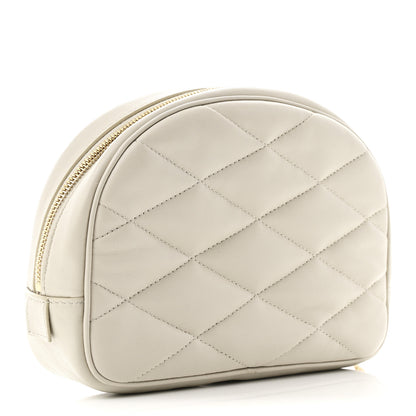 Saint Laurent Lambskin Quilted Lolita Cosmetic Pouch Crema Soft 3 of 10