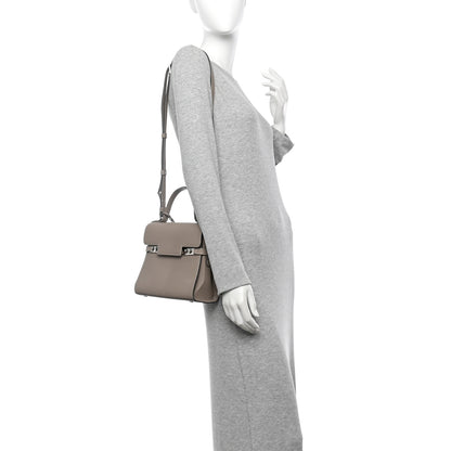 Delvaux Crispy Calfskin Mini Tempete Satchel Tourterelle 2 of 12