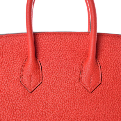 Hermes Togo Birkin 25 Rouge De Coeur 10 of 31