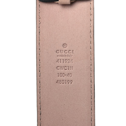 Gucci Guccissima Signature Interlocking G 40mm Belt 100 40 Blue 4 of 4