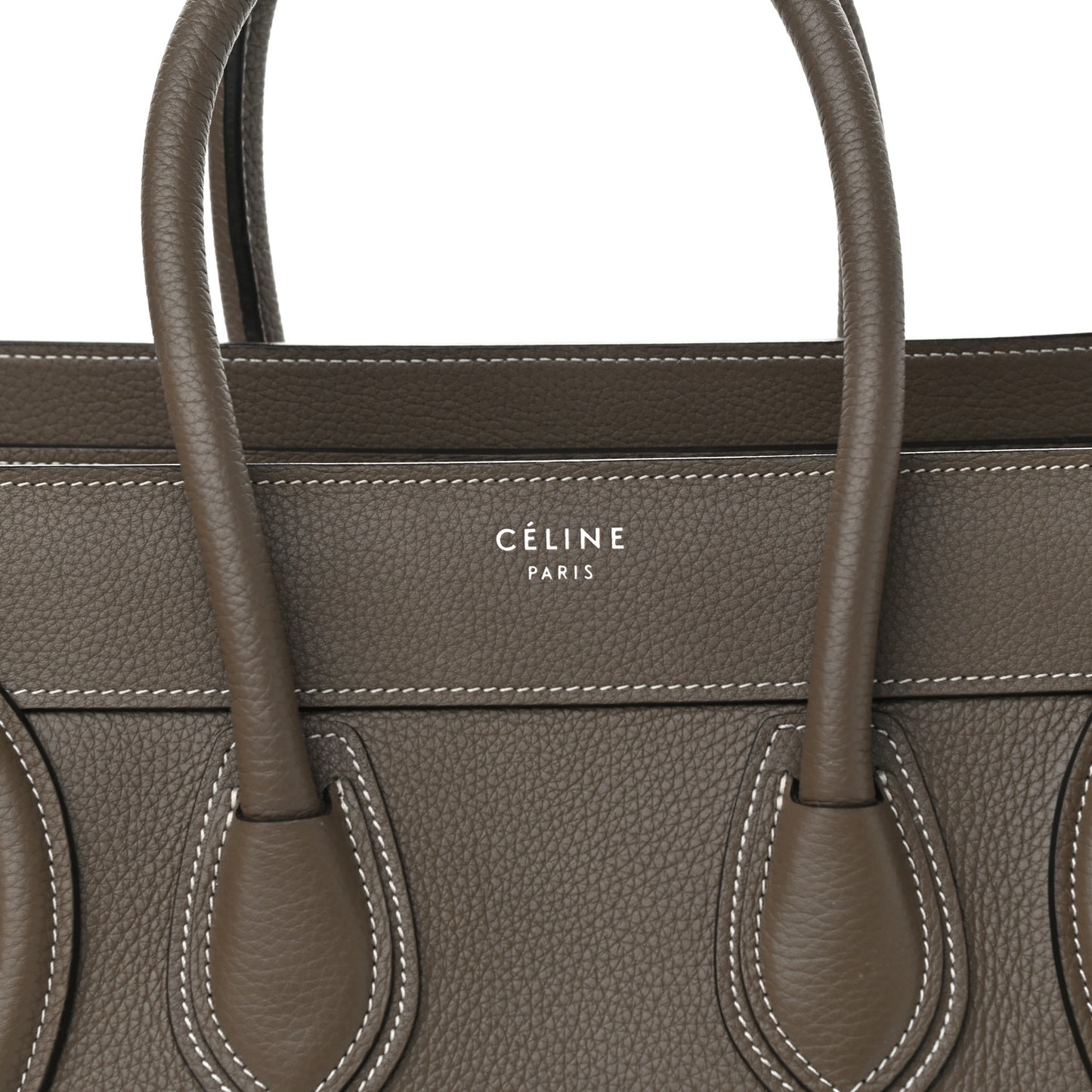 Drummed Calfskin Micro Luggage Souris