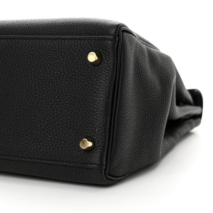 Hermes Togo Kelly Retourne 32 Black 10 of 12