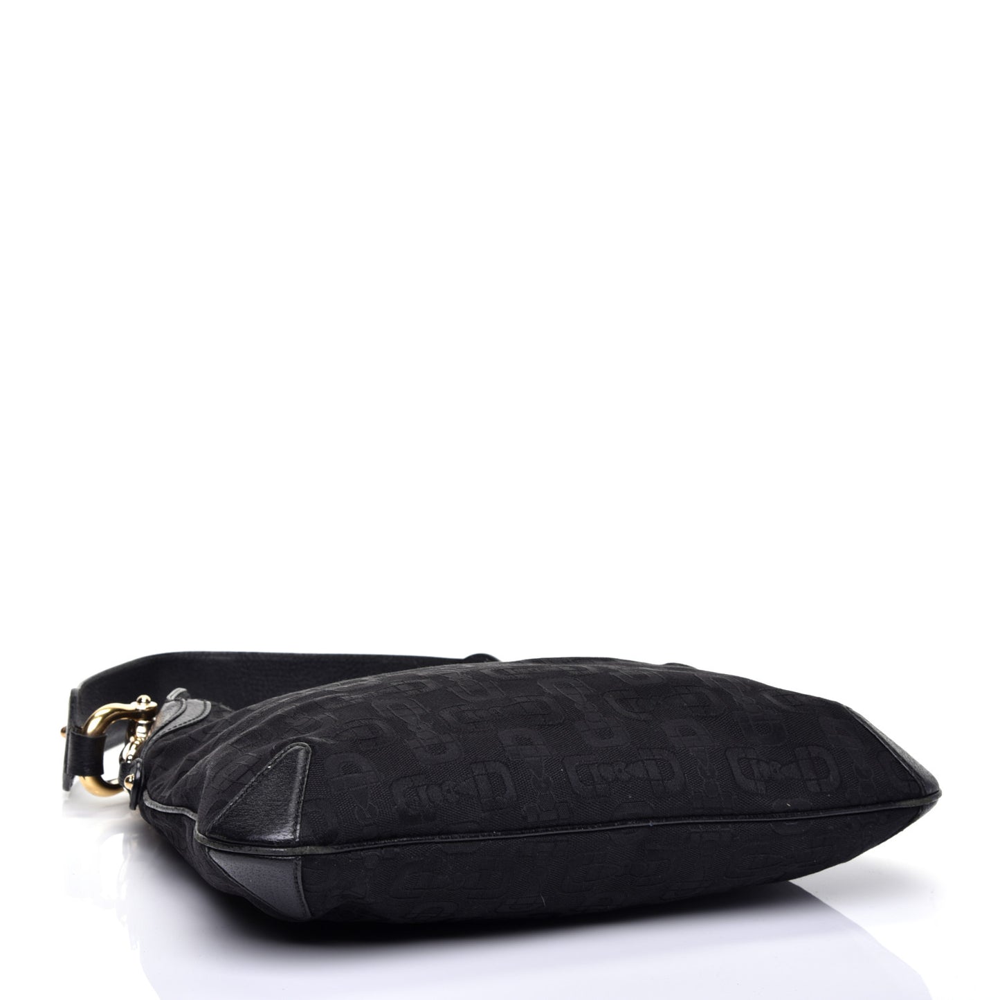 Canvas Horsebit Creole Hobo Black