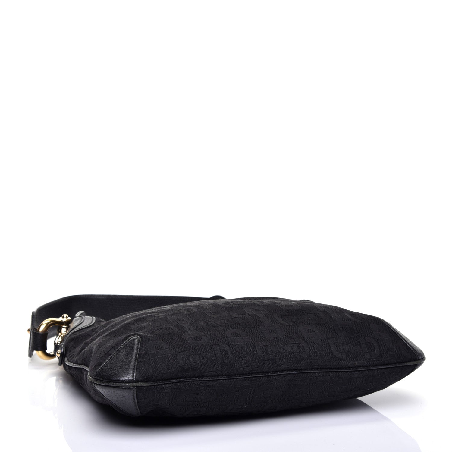 Gucci Canvas Horsebit Creole Hobo Black 4 of 9