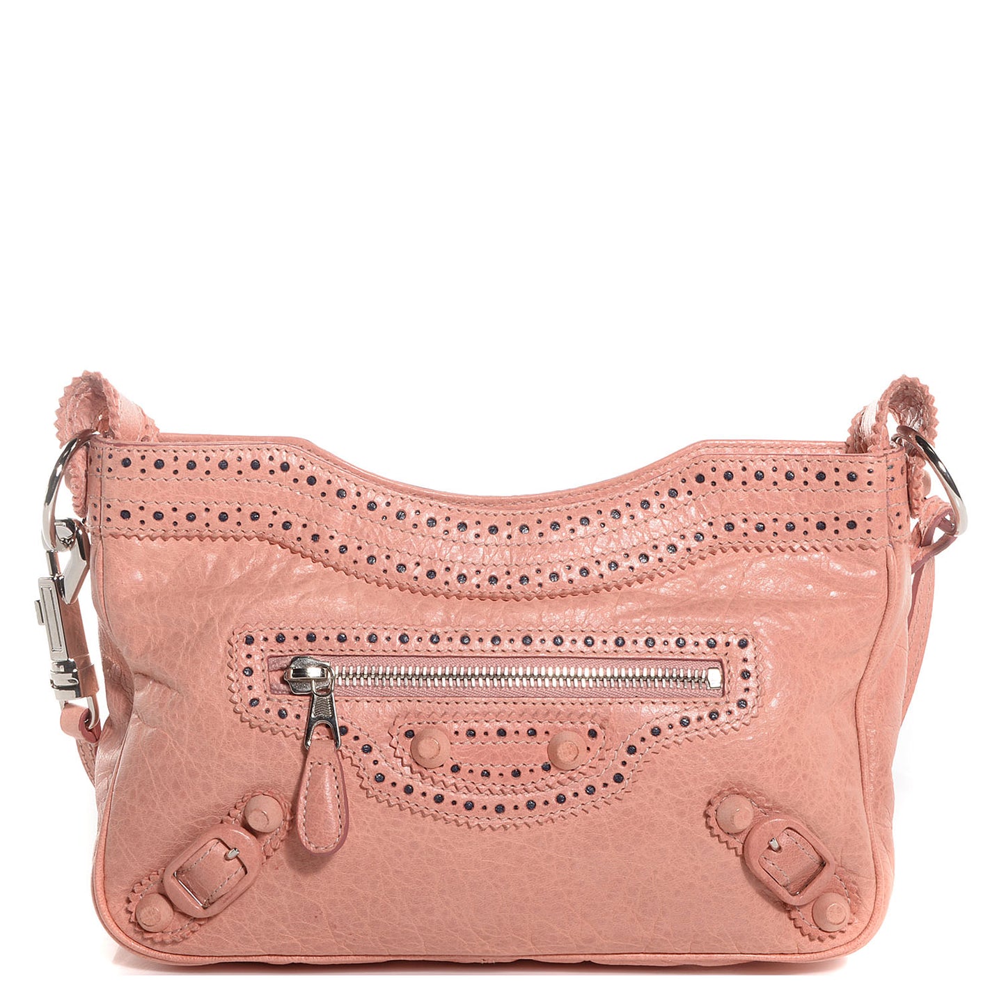 Agneau Giant Brogues Hardware Hip Vieux Rose