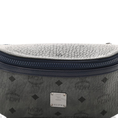 MCM Visetos Medium Belt Bag Phantom Grey 8 of 11