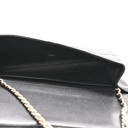 Chanel Caviar Quilted Clutch With Chain Flap Black 5 of 10