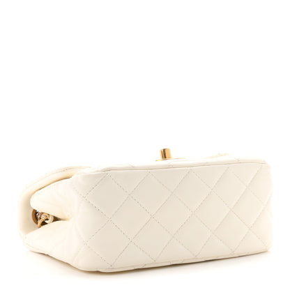 Chanel Lambskin Quilted Mini Pearl Crush Flap White 4 of 10