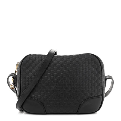 Gucci Microguccissima Mini Bree Messenger Bag Black 1 of 19