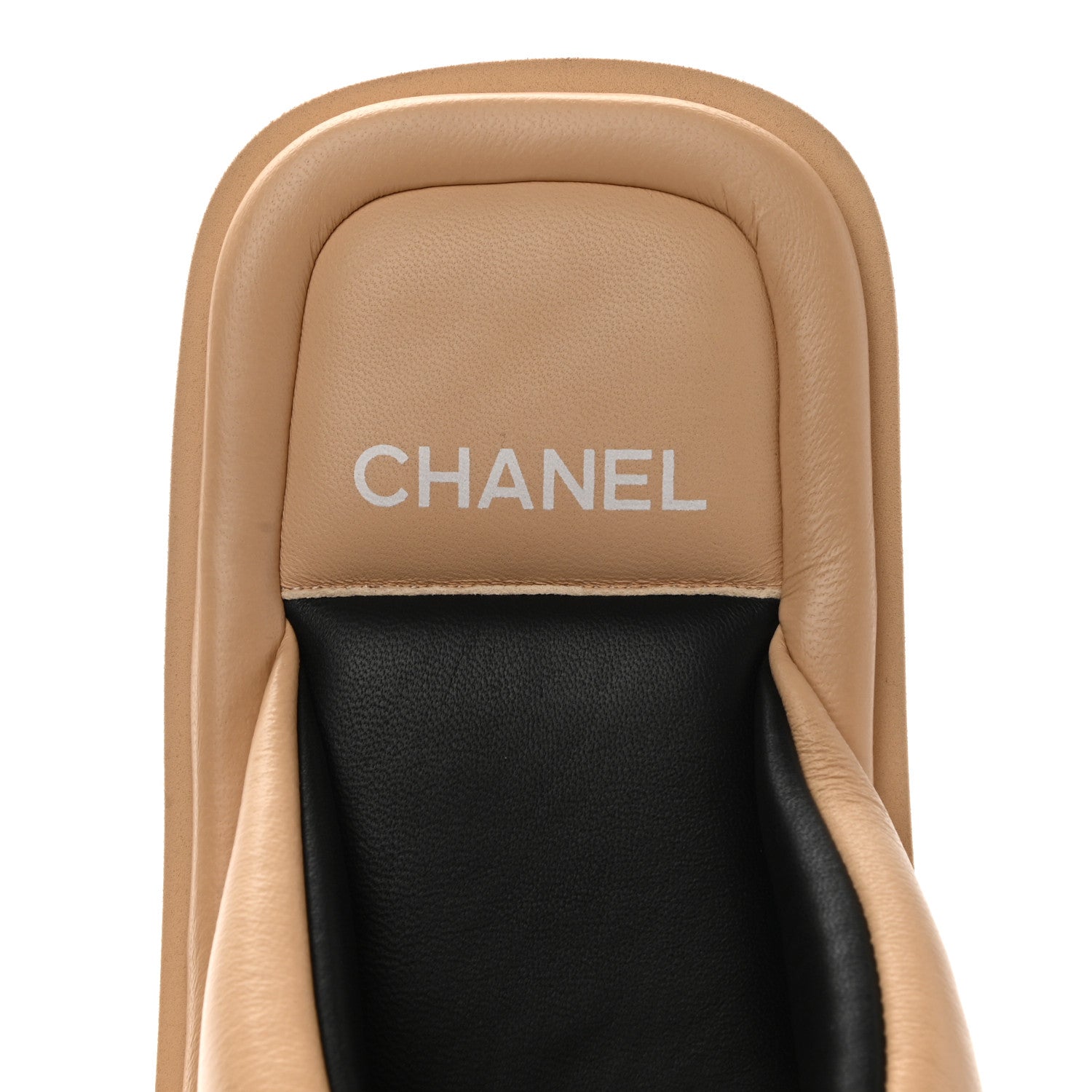 Chanel Lambskin Padded Pool Thong Sandals 35 Beige 8 of 9
