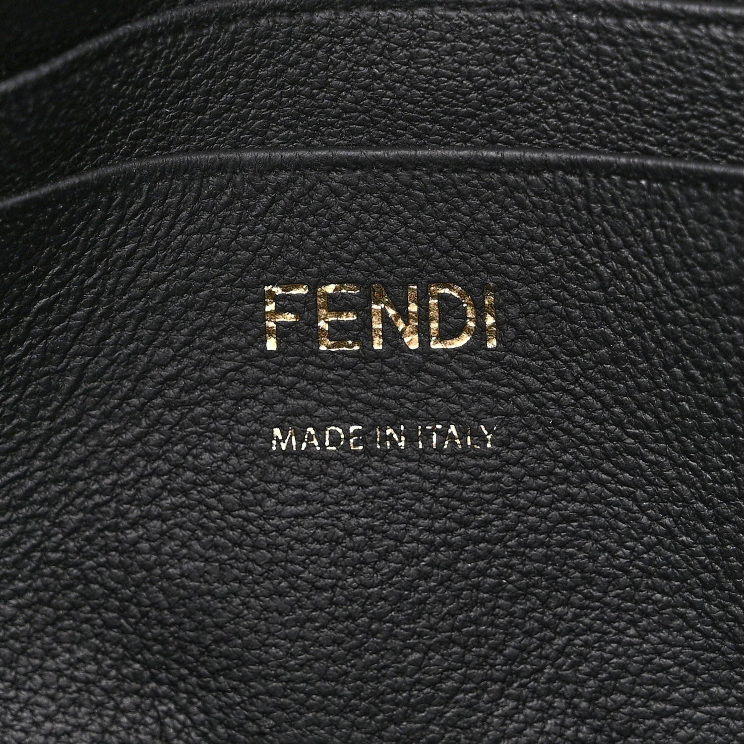 Fendi Nappa FF 1974 Embossed Mini Baguette Black 6 of 10
