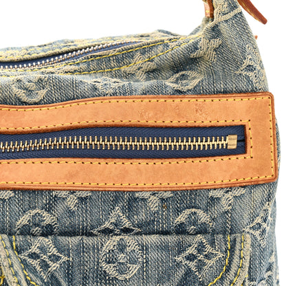 Louis Vuitton Monogram Denim Baggy PM Blue 10 of 18