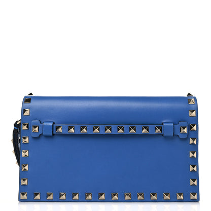 Valentino Garavani Nappa Small Rockstud Wristlet Clutch Light Sapphire 1 of 9