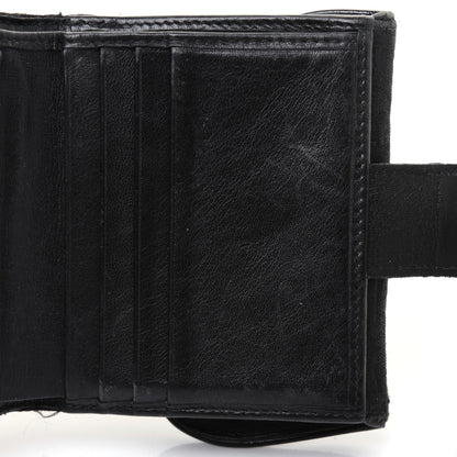 Christian Dior Monogram Compact Saddle Wallet Black 17 of 24
