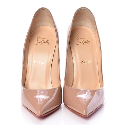 Christian Louboutin Patent Pigalle 120 Pumps 38.5 Nude 4 of 11