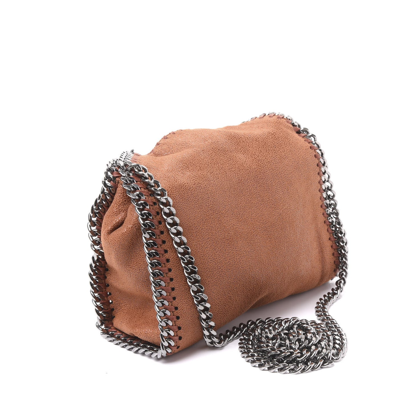 Shaggy Deer Tiny Falabella Fold Over Cognac