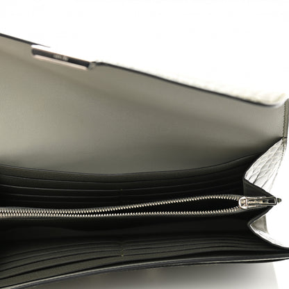 Hermes Shiny Alligator Constance Long Wallet Gris Tourterelle 5 of 8